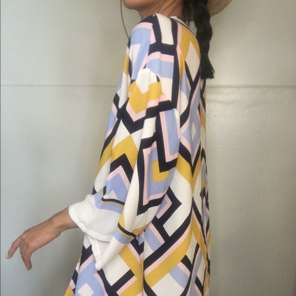 Colorful pattern robe/dress - Picture 3 of 4